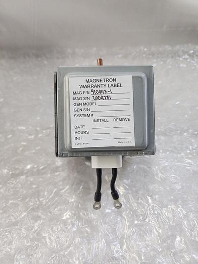 Used MAGNETRON WARRANTY MICROWAVE 910443-1