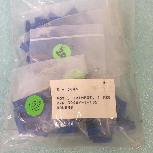 Used BOURNS 3006Y-1-105