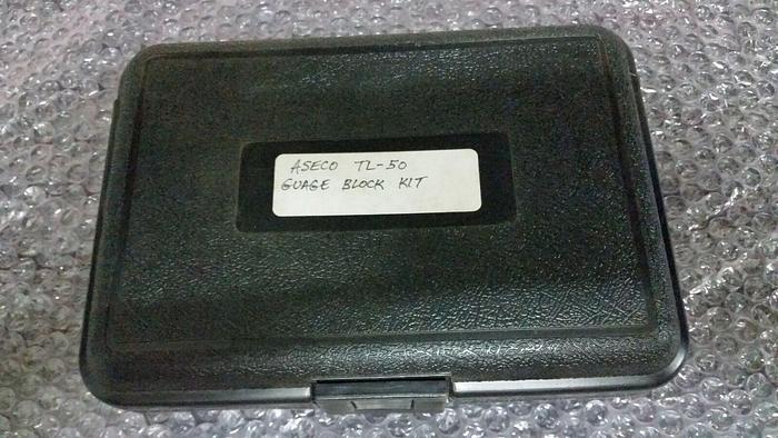 Used ASECO TL-50 Calibrated Gauge Block kit
