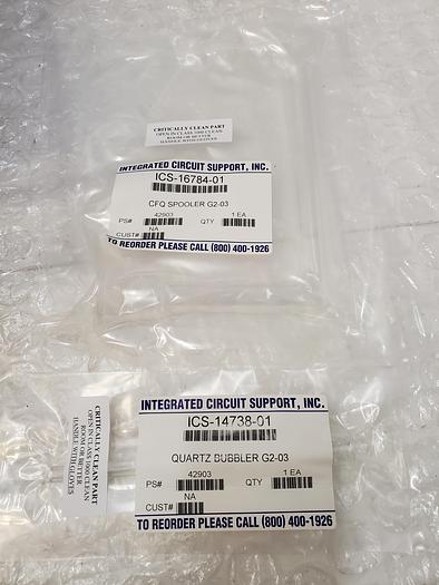 Used ICS-14738-01 QUARTZ BUBBLER G2-03