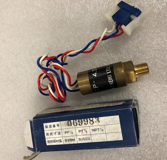 Used PRESS SWITCH UNIT F-LAB KEIKI LTD CP-4.3 