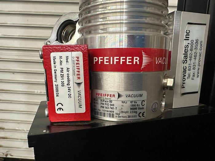 Used PFEIFFER VACUUM PUMP EDWARD GAUGE CONTOLLER , PFEIFFER VACUUM DCU