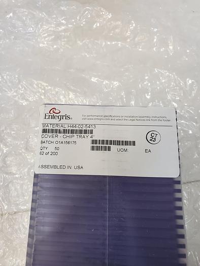 Used ENTEGRIS COVER CHIP TRAY 4''  H44-02-5413