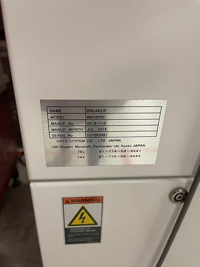 Used OPTO SYSTEM CO BREAKER WBS6000
