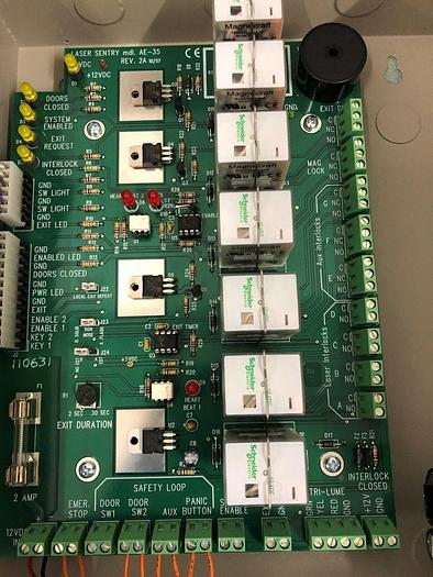 Used ROCKWELL LASER INDUSTRIES AE-35 LASER SENTRY ACCESS MONITORING DEVICE