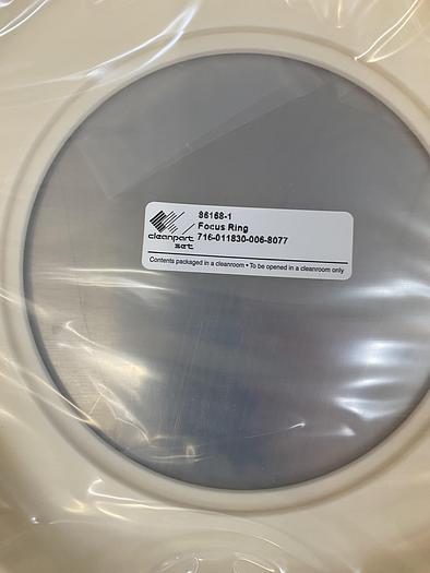 Used LAM RESEARCH 716-011830-006 FOCUS RING, 716-011651-006 RING EDGE