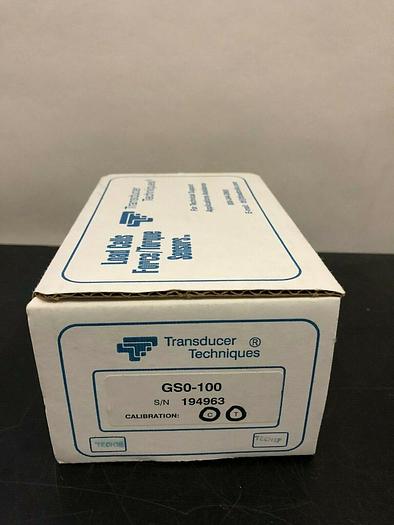 Used TRANSDUCER TECHNIQUES GS0-100