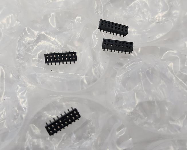 Used SAM1155-08-ND CONN RCPT 16POS DUAL .05 SMD