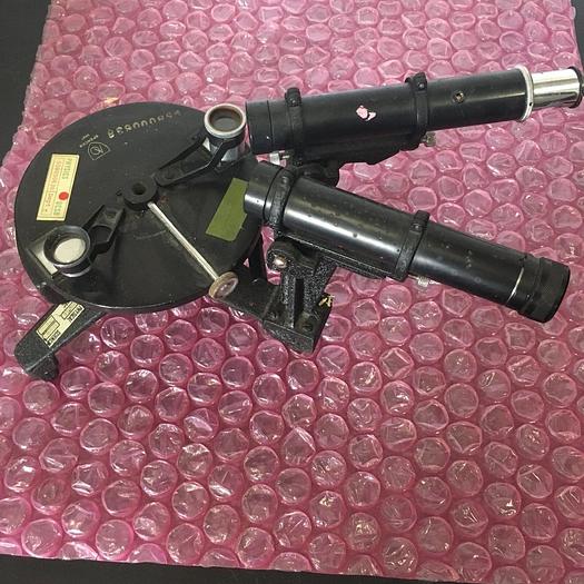 Used AMERICAN OPTICAL SPENCER SPECTROMETER, COLLIMATOR & TELESCOPE MODEL #4393