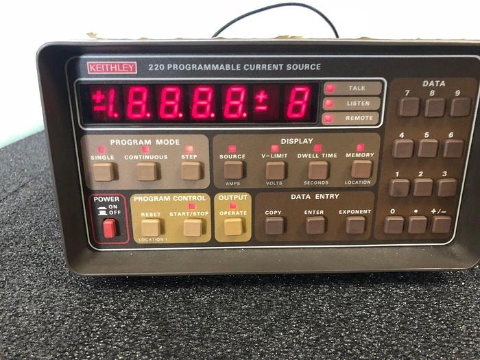 Used KEITHLEY 220 PROGRAMMABLE CURRENT SOURCE