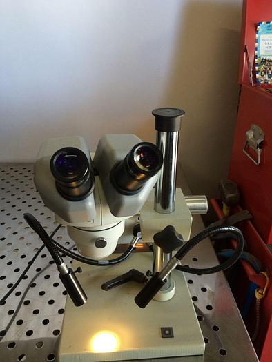 Used Nikon SMZ645 Microscope w/ Dolan Jenner "MI -150" Fiber Optic Illuminator & MORE