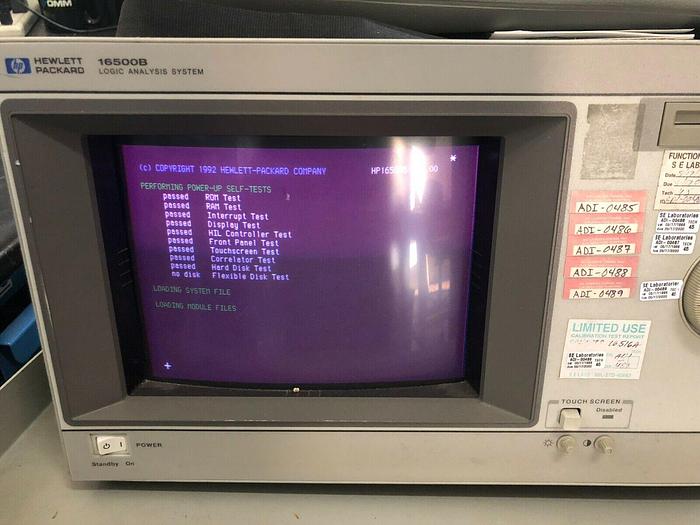 Used HEWLETT PACKARD 16500B LOGIC ANALYSIS SYSTEM
