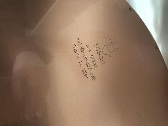 TOSOH  MATERIAL ITO , D343x6.35 , no.D3275LN6-3G