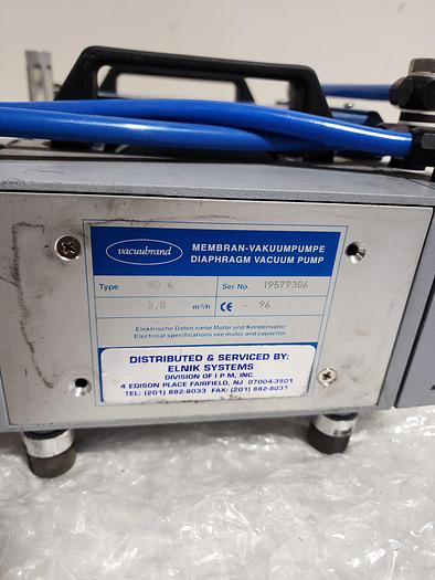 Used VACUUMBRAND DIAPHRAGM VACUUM PUMP MD4