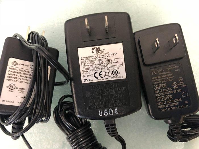 Used ROYAL, OCEAN OPTICS AND V-INFINITY SWITCHING POWER SUPPLY