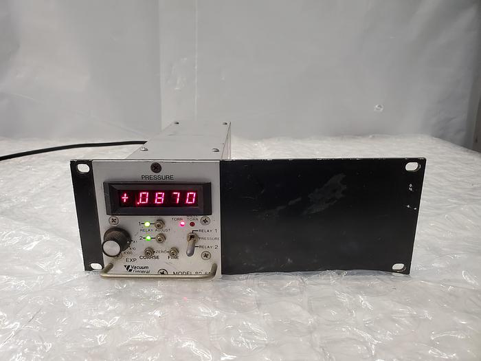 Used VACUUM GENERAL 80-6B DIGITAL PRESSURE VACUUM GAUGE