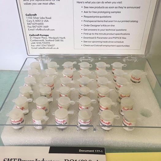 Used COILCRAFT DESIGNER'S KIT D01608/3316