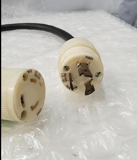 Used 30A 125V NEMA L5-30 TO 30A 250V NEMA L6-30