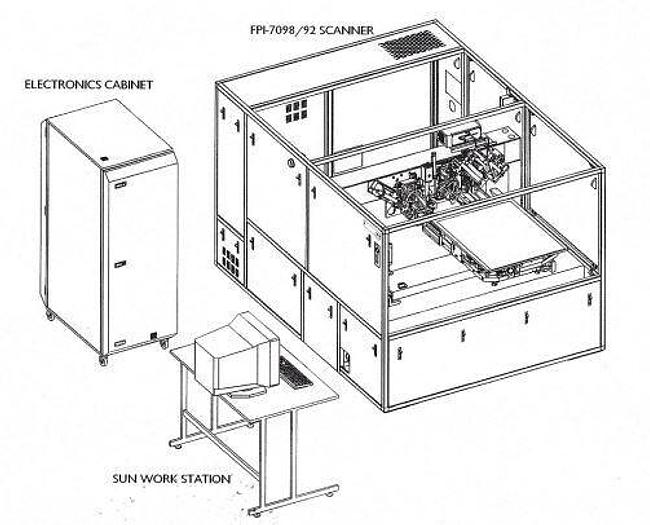 Used ORBOTECH FPI-7092 AUTOMATIC OPTICAL INSPECTION SYSTEM
