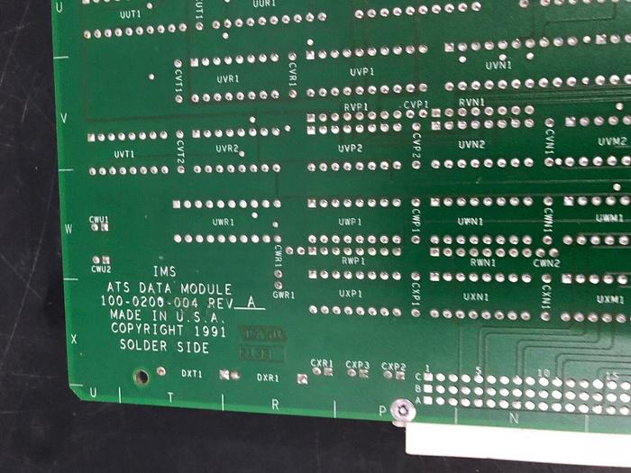 Used 100-0200-004 REV A  ATS HT DATA MODULE