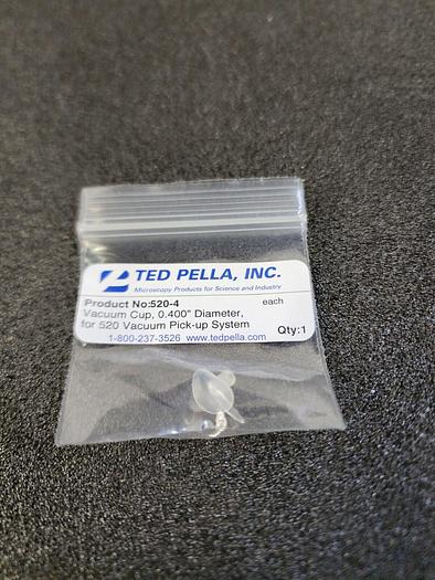 Used TED PELLA 520-4 VACUUM CUP, 0.400'' DIAMETER