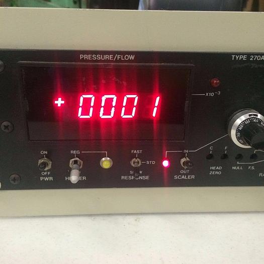 Used MKS TYPE 270 PRESSURE/FLOW