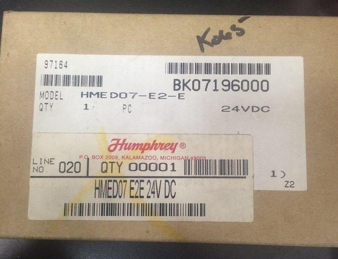 Used HUMPHREY HMED07-E2-E Air valve and Vacum ejector