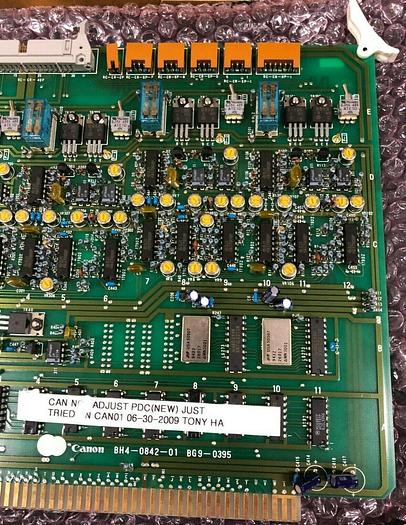 Used CANON BH4-0842-01  BG9-0395-R00