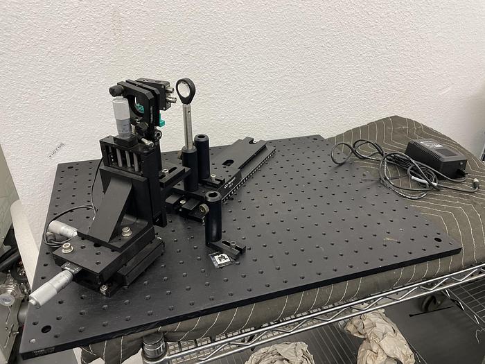 Used NEWPORT PRC-3 PROBE STATION ELECTRO ABSORTION OPTIC ASSEMBLY 24 L x 18W x 11H