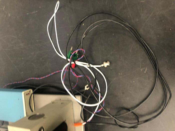 Used LAKE SHORE Electromagnets on stand with 2.5''thick x5.5'' dia  WITH 110 CURRENT