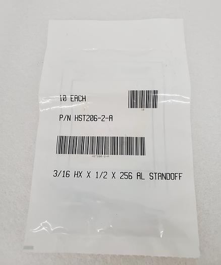 HST206-2-A 3-16 HX X 1-2 X 256 AL STANDOFF