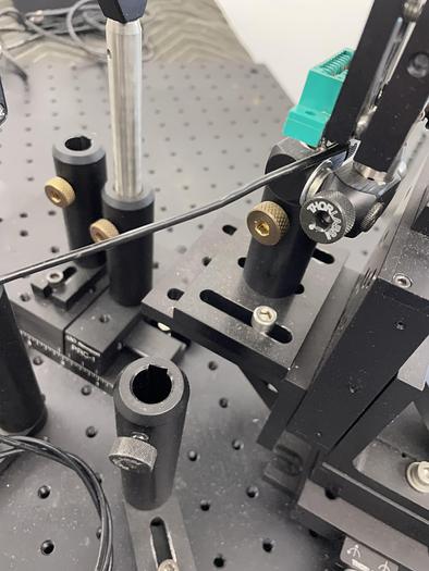 Used NEWPORT PRC-3 PROBE STATION ELECTRO ABSORTION OPTIC ASSEMBLY 24 L x 18W x 11H