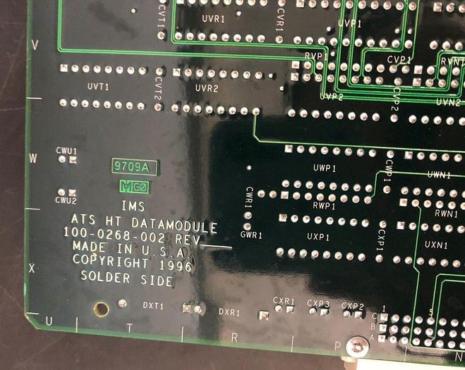 Used ATS HT DATAMODULE 100-0268-002 REV