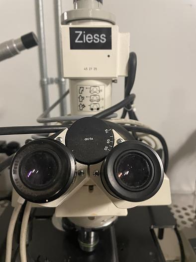 Used Carl Zeiss Axioskop EL- Einsatz 45 14 85 Laboratory Microscope