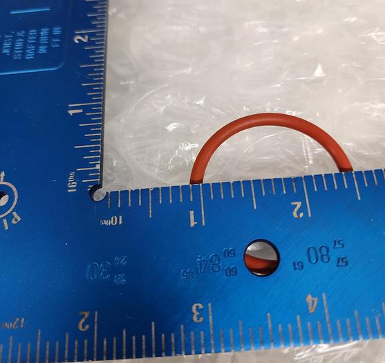 Used SILICON O RINGS 70A SIZE 221