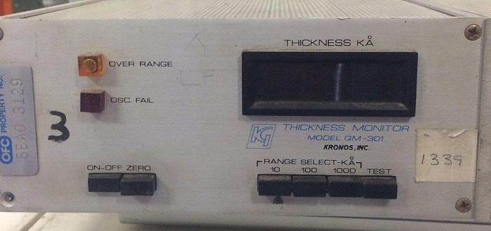 Used OFC QM-301 Thickness Monitor