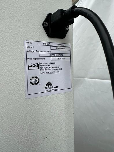 Used AIR SCIENCE FLOW PURAIR FLOW-24