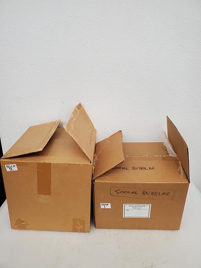 Used KONTES 5000 ML ROUND GLASS FLASK (5 NECK)