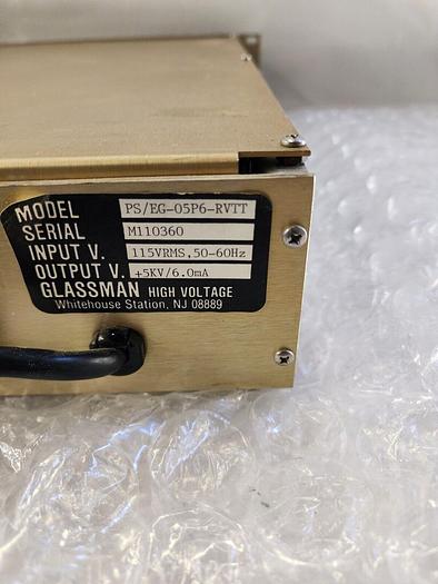 Used GLASSMAN HIGH VOLTAGE PS-EG-05P6-RVTT