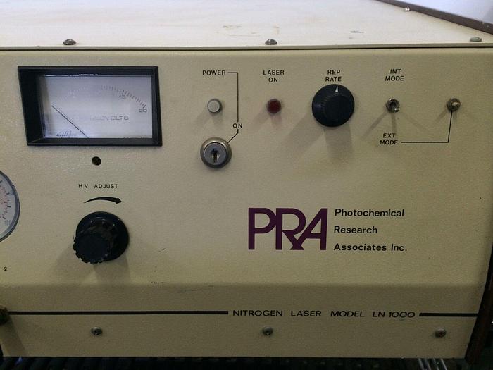 Used PRA(Photochemical Research Associates) Nitrogen Laser Model LN1000