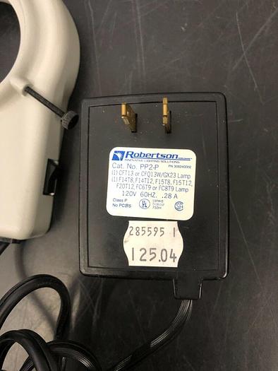 Used ROBERTSON RING LIGHT PP2-P MICROSCOPE RING LIGHT