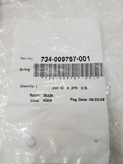 Used O-RING 734-009767-001