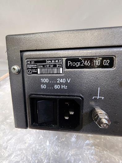 Used HEIDENHAIN ND-221 DIGITAL READOUT