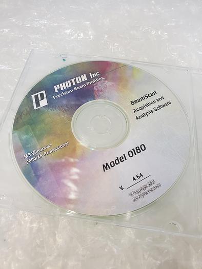 Used PHOTON INC MODEL 0180 BEAMSCAN CD