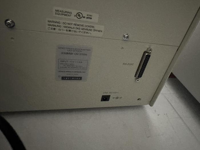 Used Konica Minolta CM 3700d Spectrophotometer