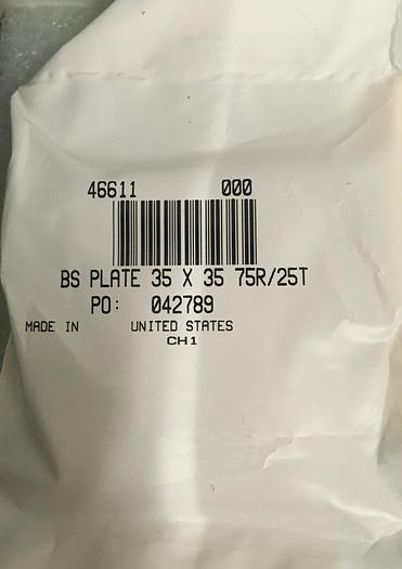 Used EDMUND BS PLATE 35 X 35 75R-25T