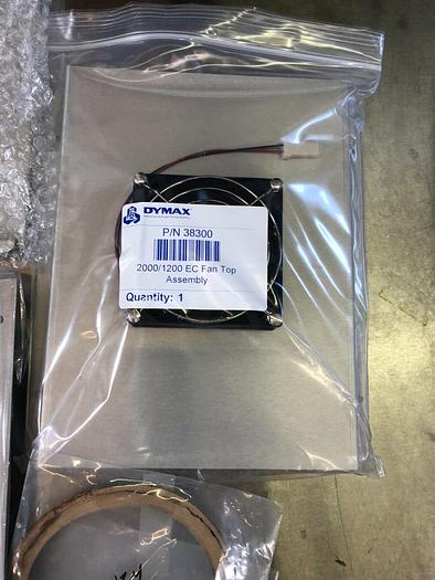 Used DYMAX PACKAGE EC 5000, LIGHTSHIELD TRAY ASSEMBLY , PLATE ADAPTER,1200 EC FAN TOP