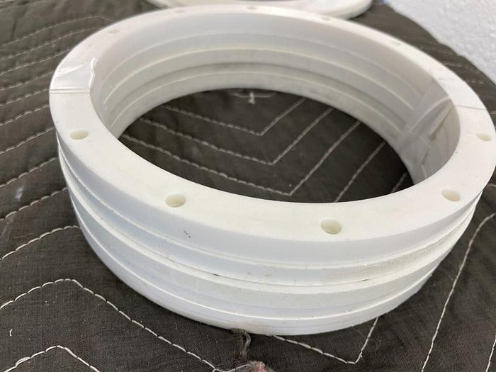 Used STRASBAUGH CERAMIC RING 7" (LOT OF 4)