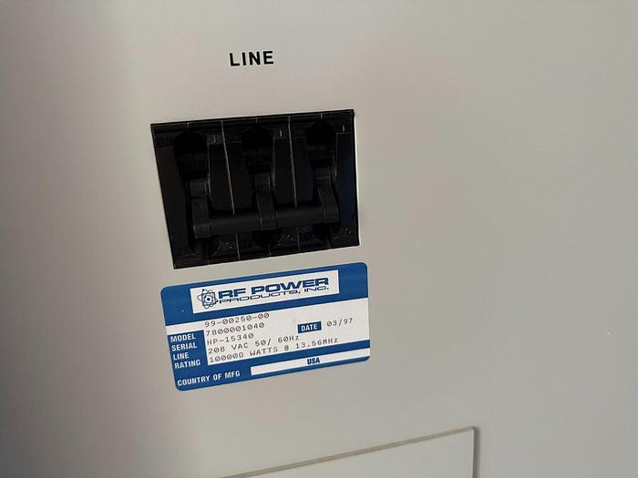 Used RF POWER PRODUCTS 99-00250-00 POWER SUPPLY GENERATOR