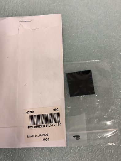 Used POLARIZER FILM 2'' SC